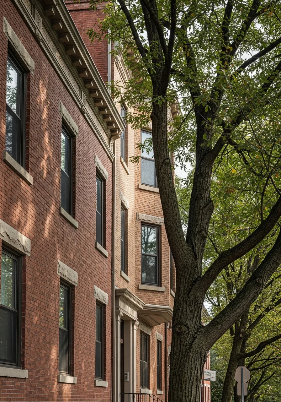 Troy home exterior showing period details and well-preserved architectural character.